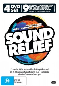 Sound Relief 4DVD compilation (cover)
